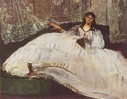 Edouard Manet, Dame mit Facher